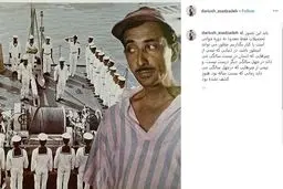 تیپ جالب داریوش اسدزاده در جوانی +عکس