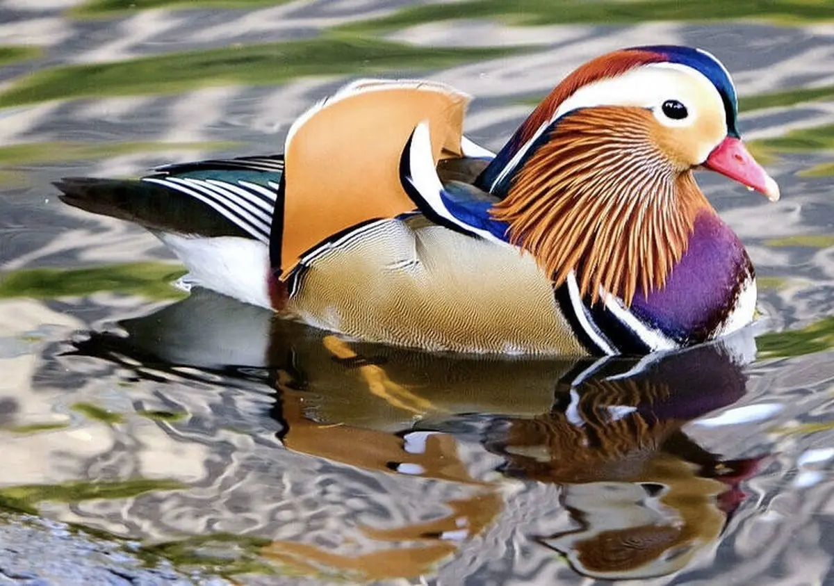 زیباترین اردک جهان/ عکس