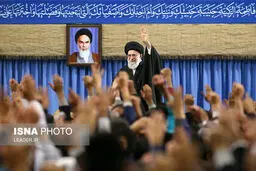 دیدار مداحان اهل بیت با مقام معظم رهبری /تصاویر