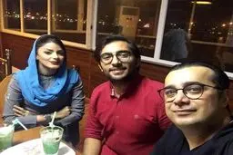 عکس های نوید عبداللهی پسر ناصر عبداللهی و همسرش شادان