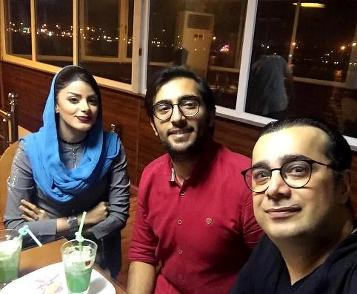 عکس های نوید عبداللهی پسر ناصر عبداللهی و همسرش شادان