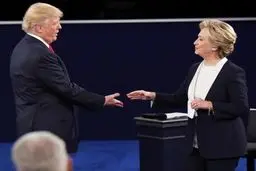 حواشی تصویری دومین مناظره ترامپ و هیلاری