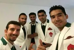 والیبالیست‌ها در لباس فرم کاروان المپیک / عکس