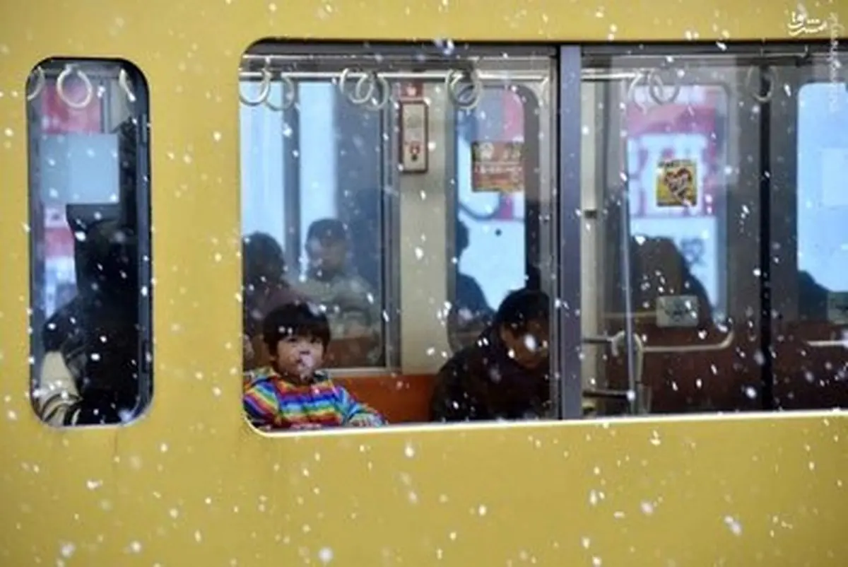 تصاویر دیدنی از بارش برف بی سابقه در ژاپن