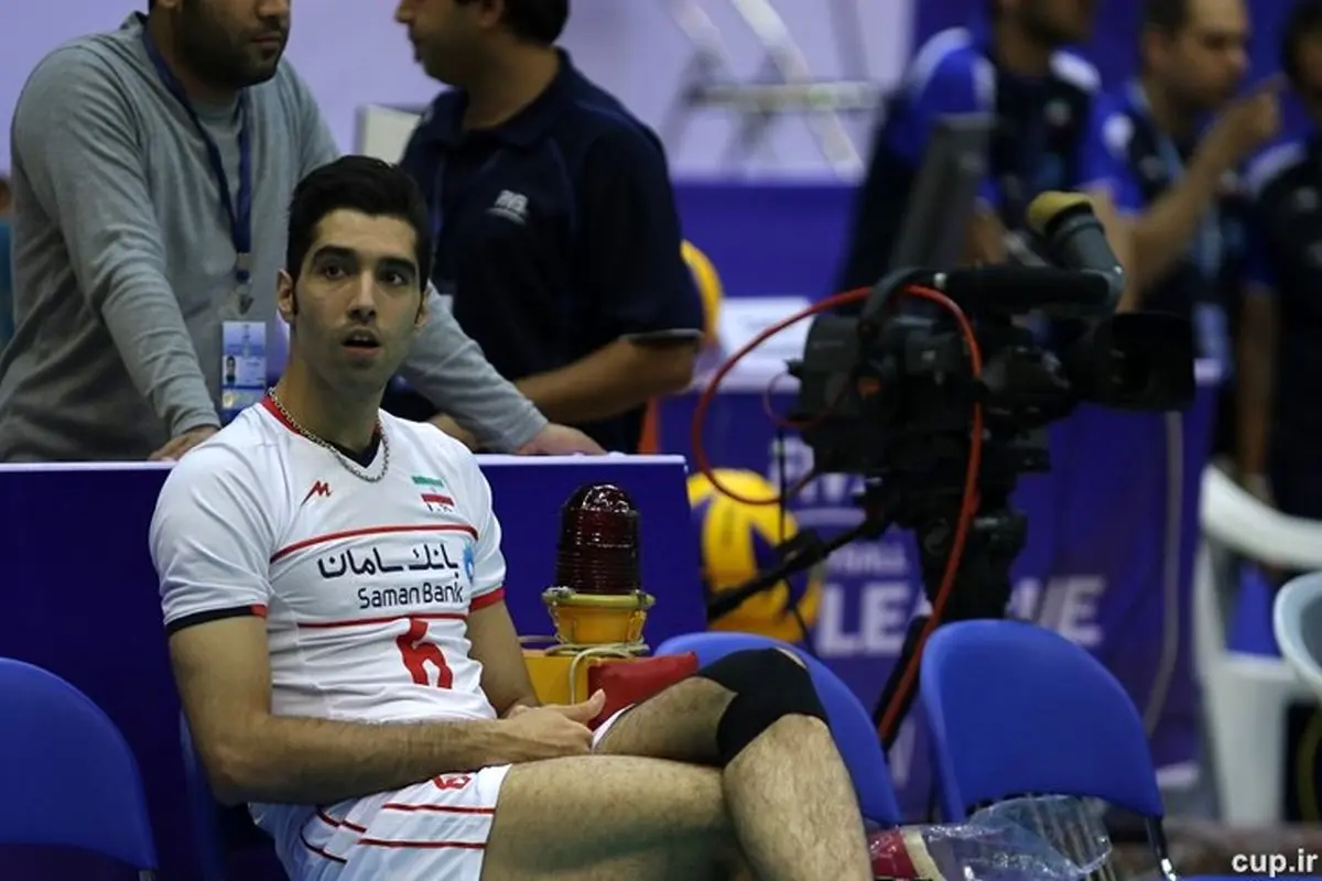 رونمایی از چهره جدید سید محمد موسوی در بازی ایران مقابل روسیه/ عکس