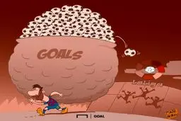 کاریکاتور / مسی گلزن‌ترین بازیکن لالیگا!