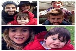 عکس های یادگاری پیکه و شکیرا در روز تولدشان