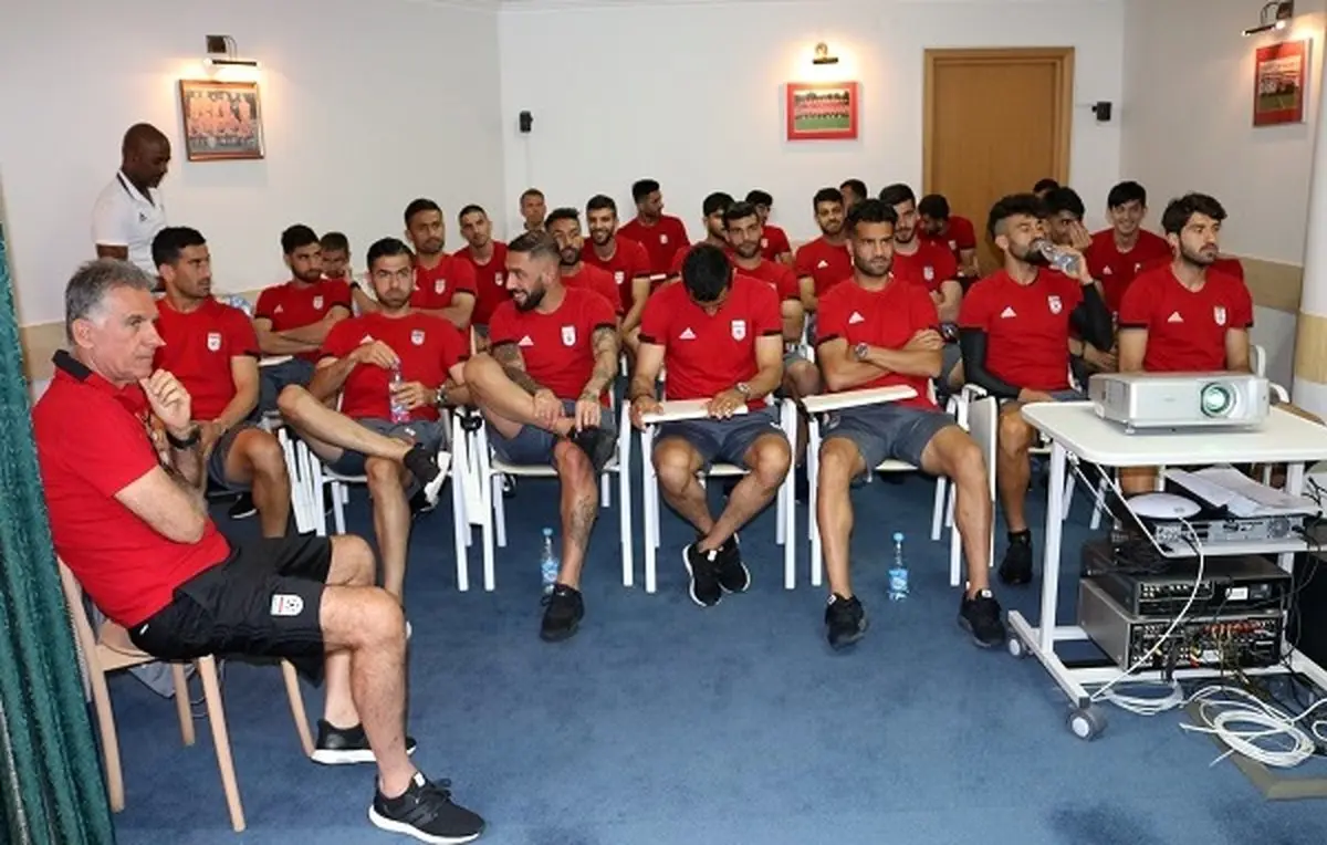 جلسه فنی کی‌روش برای ملی پوشان + عکس