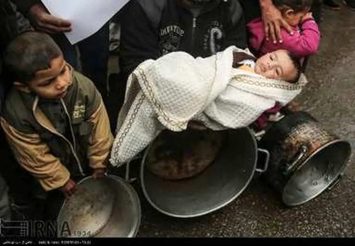 تصاویری از  اعتراض فلسطینیان به قطع کمک های غذایی سازمان ملل‎