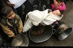 تصاویری از  اعتراض فلسطینیان به قطع کمک های غذایی سازمان ملل‎