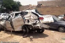 مچاله شدن سانتافه/ عکس