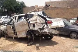 مچاله شدن سانتافه/ عکس