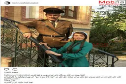 پوشش و گریم بهنوش طباطبایی در یک نمایش/عکس