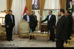 دیدار رییس مجلس عراق با دبیر شورای عالی امنیت ملی/تصاویر