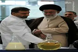 تصویری از  پدر موشکی ایران در کنار رهبرانقلاب