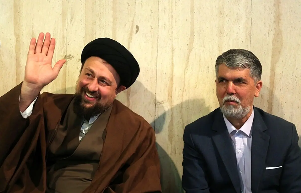 تصاویری از دیدار هنرمندان و شعرا با سید حسن خمینی