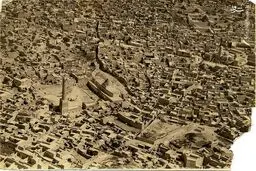 تصویر هوایی قدیمی از شهر موصل