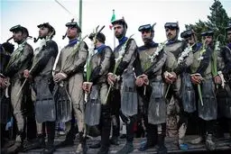 عکس/ خلاقیت اصفهانی‌‌ها در تشییع شهدای گمنام