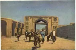عکس دیده نشده رنگی از دروازه رشت قزوین / عکس