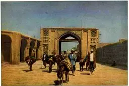عکس دیده نشده رنگی از دروازه رشت قزوین / عکس