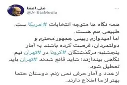 طعنه سنگین عضو شورای شهر تهران به روحانی! + توئیت