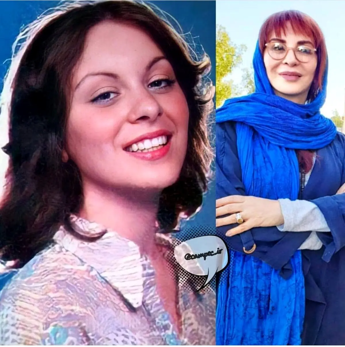 عکس دیده نشده و باورنکردنی افسانه بایگان بازیگر معروف زن