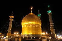 آئین خطبه خوانی و عزاداری سالروز وفات حضرت فاطمه معصومه(س)/تصاویر