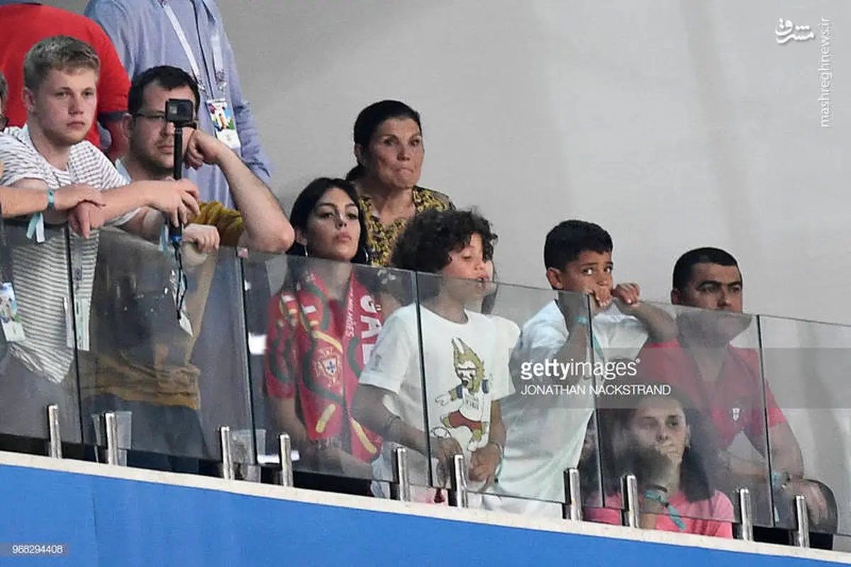 چهره همسر رونالدو بعد از حذف پرتغال/عکس