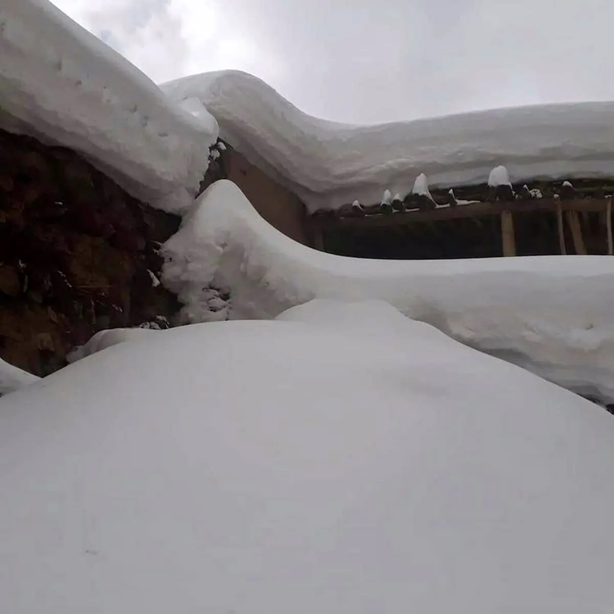 تصویر امروز پس از بارش برف سنگین درآذربایجان غربی / عکس