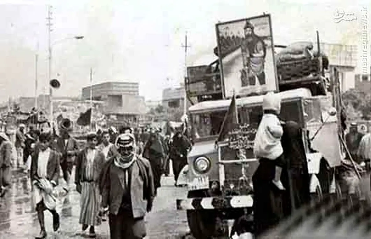 پیاده‌روی اربعین 44سال قبل/ عکس