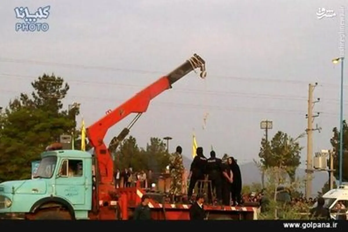 رضایت اولیای دم پای چوبه دار/ عکس