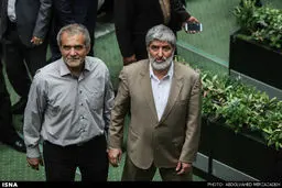 مطهری و پزشکیان در یک قاب/ عکس