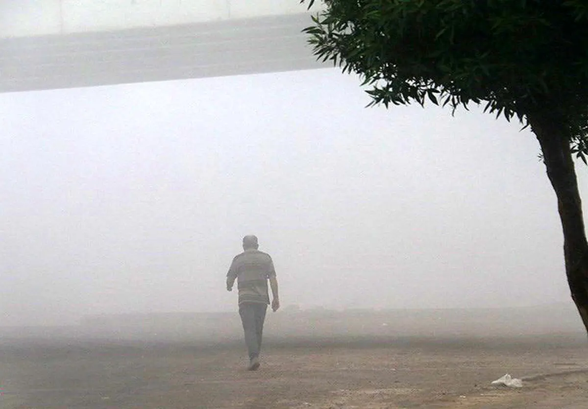 تصاویر / خوزستان غیر از ریزگرد، مه هم دارد!