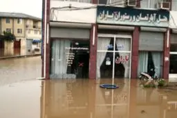 تصاویر آب‌گرفتگی 300خانه درگیلان