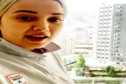علت ماسک نزدن روشنک گرامی + عکس