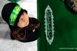 سفره حضرت رقیه(س)در بین الحرمین / تصاویر