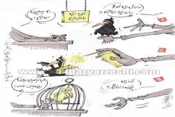 لیگ برتر: کلاغ بده، قناری ببر!/کاریکاتور