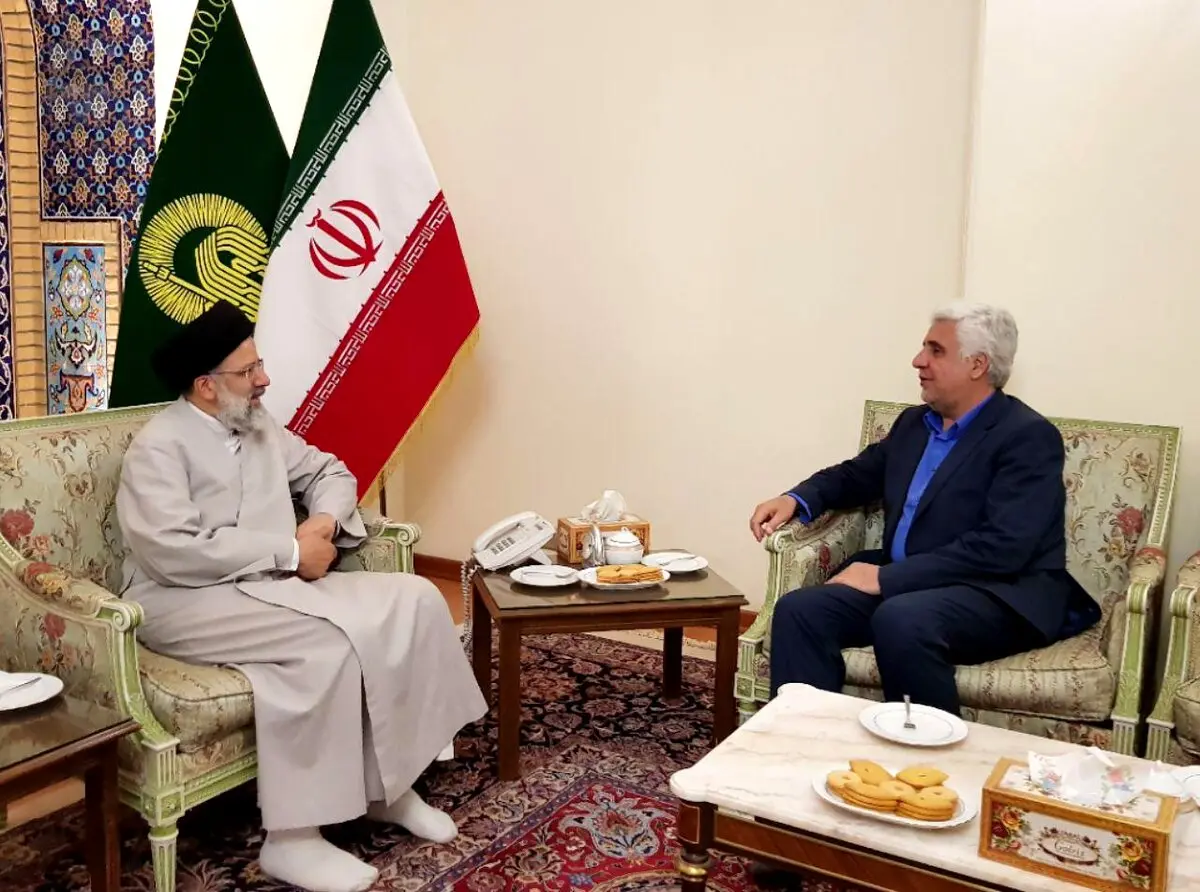 فرهاد رهبر و ابراهیم رییسی دوباره به هم رسیدند