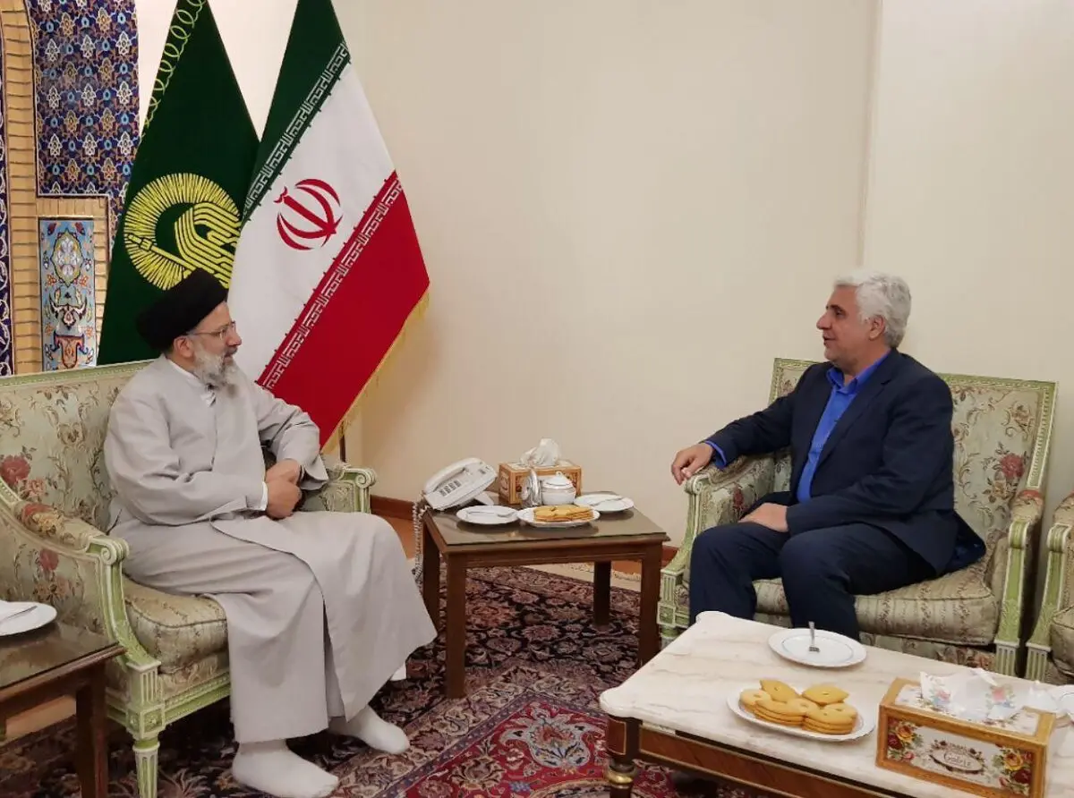 فرهاد رهبر و ابراهیم رییسی دوباره به هم رسیدند