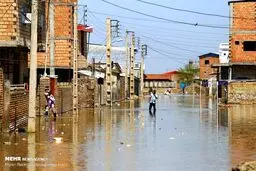 عکس/ آبگرفتگی مجدد آق قلا