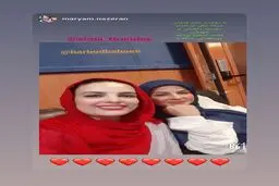 عكس جالب سيما تيرانداز در پشت صحنه برنامه تلويزيوني همدلي + عكس