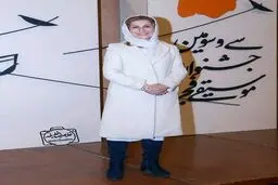 عکسی از تیپ فاطمه معتمدآریا در جشنواره موسیقی فجر