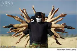 آخرین آموزش نیروهای گردان امام علی(ع) پیش از اعزام به تکریت/تصاویر