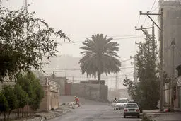 تنفس در بندرعباس سخت شد/تصاویر