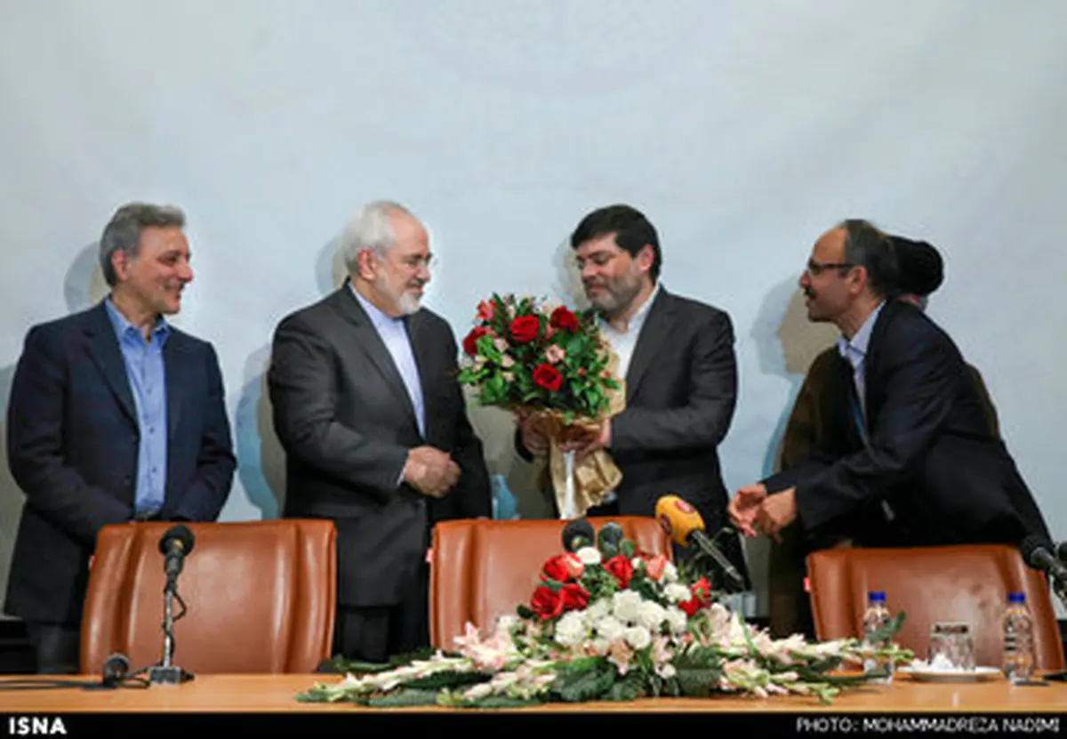 مراسم تقدیر از محمد مرندی باحضور ظریف/تصاویر