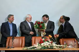 مراسم تقدیر از محمد مرندی باحضور ظریف/تصاویر