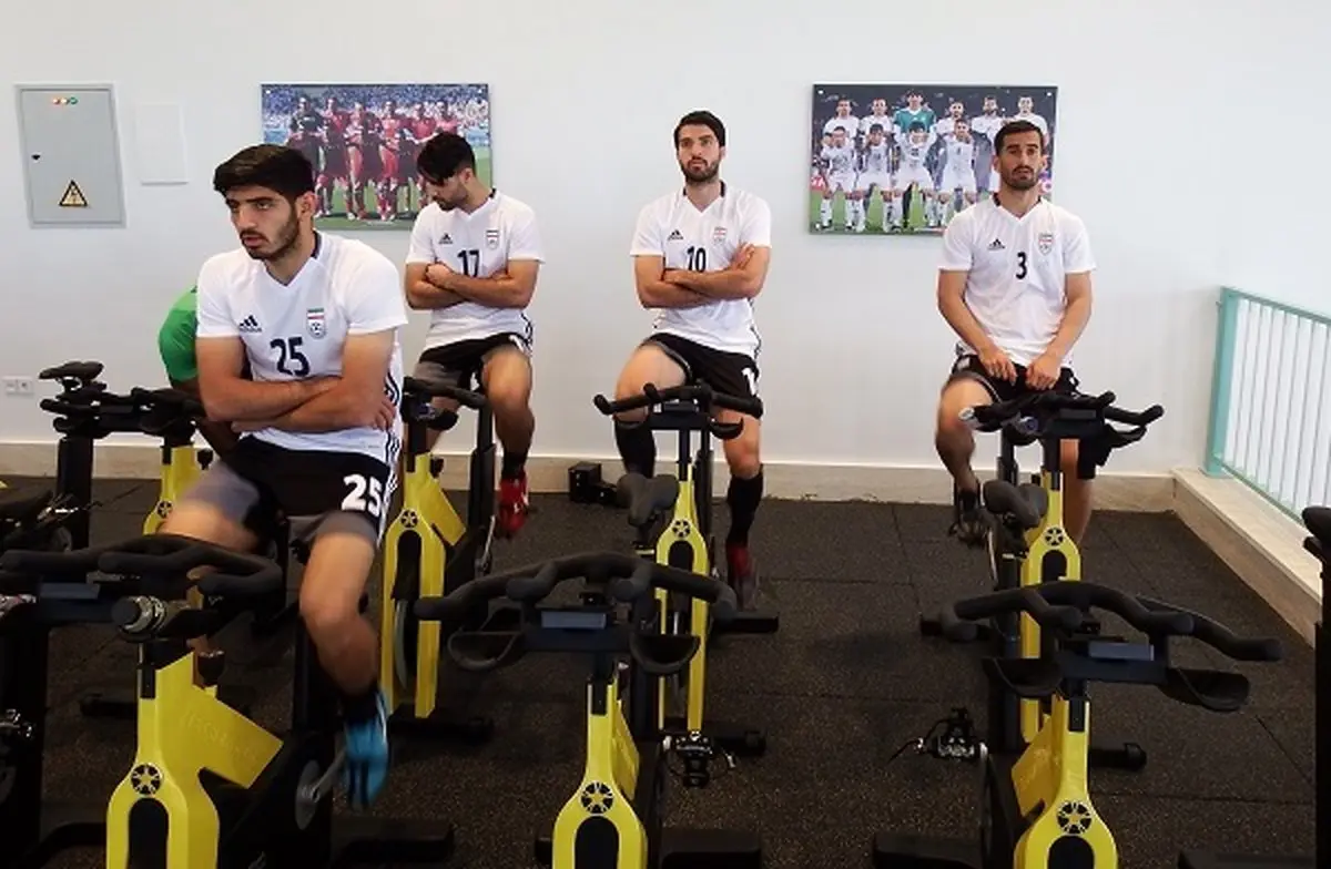 تمرین تیم ملی با حضور انصاری‌فرد، حاج صفی و طارمی + عکس