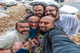 سلفی جالب رامبد جوان و رفقا/ عکس