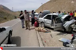 تصادف هولناک دو خودرو با 8 کشته/ تصاویر