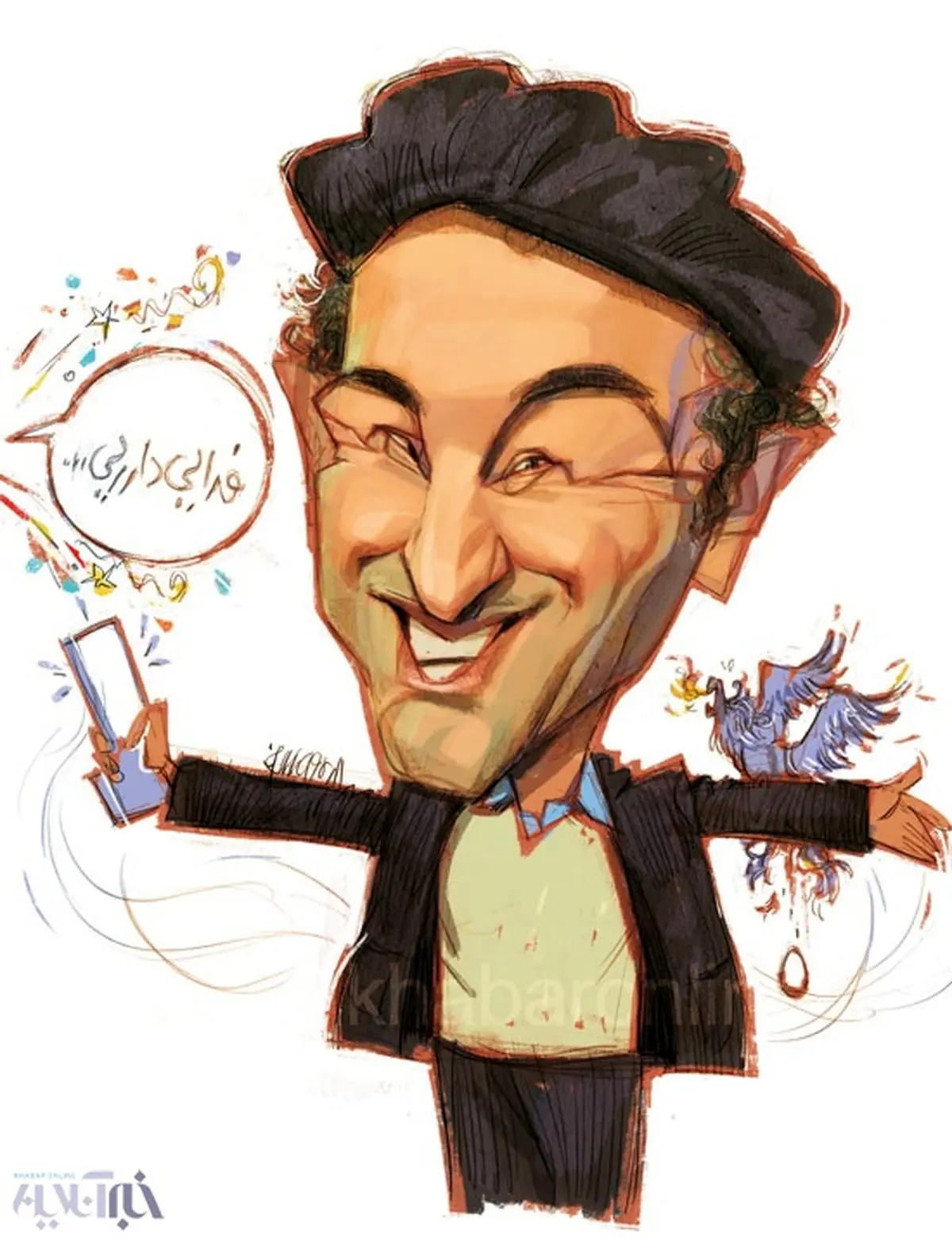 بازیگری که سیمرغ‌هایش جوجه داد!/کاریکاتور